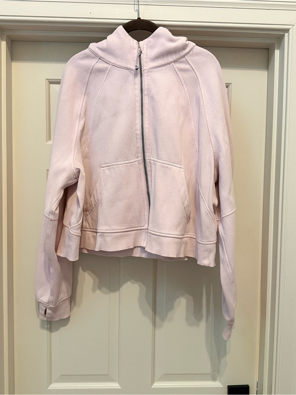 Lululemon Full-Zip Scuba Jacket - Light Pink Size XL/XXL
